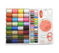 TONAUP Nähset Reise, 64 Farben Mini Nähzeug Nähkästchen Nähzubehör Nähgarn Sortiment Set Nähgarn Leicht und klein für Nähmaschine, Familie, Handwerksbetrieb, Reisen