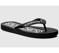 Tongs Quiksilver Java Wordmark Schwarz