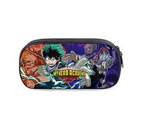 Tongyundacheng My Hero Academia Federmäppchen, 20 x 10 x 4,5 cm, Stifteetui, Kosmetiktasche, Cartoon-Tasche, Geldbörse, Schreibwaren-Organizer für Studenten, Kinder, Erwachsene