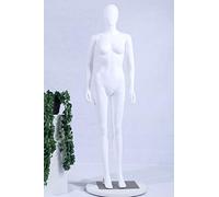 TonHan FB-7W schöne weibliche abstrakte weiße Matt lackierte Schaufensterpuppe Kopf abnehmbar (FB-7W Frau)