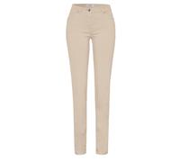 Straight-Jeans TONI "Perfect Shape Straight" Gr. 19, K-Gr, beige (sand) Damen Jeans Gerade mit Gesäßtaschen aufwendiger Verzierung (38985048-19)