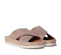 TONI PONS Bali-A Cross-Sandale für Damen aus Spaltleder, Taupe, 40 EU