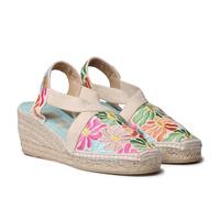 TONI PONS Castell Valenciana Espadrilles für Damen, mehrfarbig, Mosaik, 36 EU