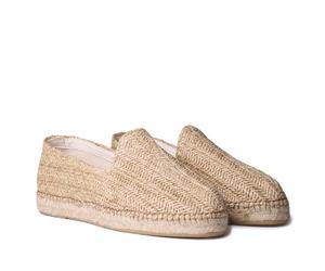 TONI PONS DAMASC Espadrille für Herren, hergestellt in Bast., natur, 46 EU