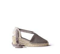 Toni Pons Damen-Espadrille aus Baumwoll-Canvas - Valencia - Taupe, 38 EU