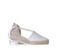 Toni Pons Damen-Espadrille aus Baumwoll-Canvas - Valencia - Weiß, 41 EU