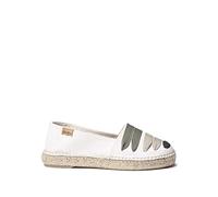 Toni Pons Damen-Espadrille aus Baumwollstoff - Rose - Khaki, 42 EU