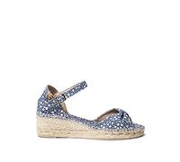 Toni Pons Damen-Espadrille aus Blumenstoff - BILMA-PR Marineblau, 42 EU