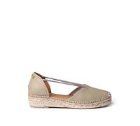 Toni Pons Damen Espadrille aus Leder - ERLA - Oliva, 38 EU