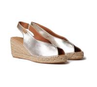 Toni Pons Damen Laila-p Espadrille Keilsandalen, Platin, 41 EU