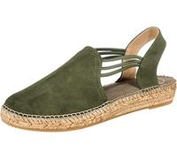 Toni Pons Damen Riemchensandalen Sandale Textil Fußbett Bequem Freizeit uni damen sandalen grün textil sandalen