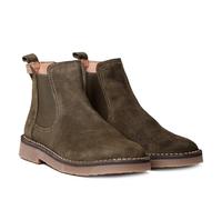 Toni Pons Damen-Stiefelette aus geteiltem Wildleder- ISA-SY - Khaki, 38 EU