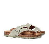 Toni Pons Damensandale aus Bio-Spaltleder - Gaia - Minze, 37 EU
