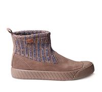 Toni Pons Damenstiefelette aus Wildleder und Stoff - GODA-AB - Taupe, 36 EU