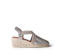 Toni Pons Espadrille aus Leder für Damen - TOSSA Stahl, 40 EU