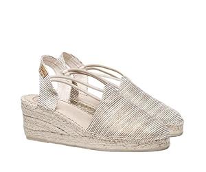 Toni Pons Espadrille aus Stoff für Damen - Tania-ZR - Beige, 41 EU