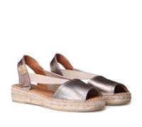 TONI PONS ETNA Espadrilles für Damen in glatten Tönen aus Leder., bronze, 42 EU