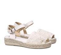 Toni Pons Eulalia Damen-Espadrille im Abarca-Stil aus Stoff.