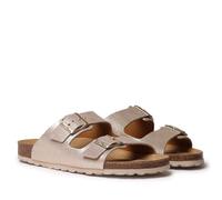 TONI PONS Ghana-QT Damen-Sandalen mit doppelter Schnalle, Champagner, 39 EU