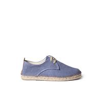 Toni Pons Herren-Espadrille zum Schnüren aus Baumwollstoff - Dixon - Blau, 43 EU