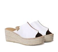 Toni Pons Ivonne - Keil-Espadrille für Damen in Uni-Tönen Leder.
