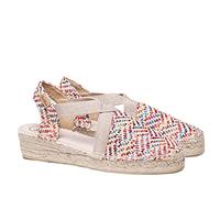 Toni Pons Mehrfarbige Bast-Espadrilles für Damen - Vera - Multi, 40 EU