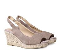 Toni Pons Monza-A Damen-Wedge-Espadrille aus Wildleder.