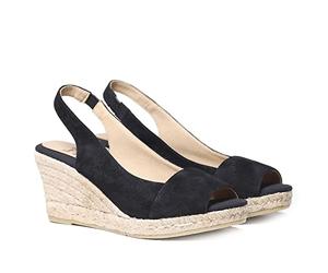 Toni Pons Monza-A Damen-Wedge-Espadrille aus Wildleder.