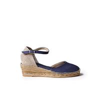 Toni Pons Romina - Vegane Keil-Espadrille für Damen Baumwollstoff.