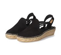 Toni Pons Espadrilles Nuria Wildleder Damen Schwarz Größe 39
