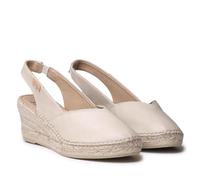 TONI PONS Termal - Espadrilles für Damen aus Leder mit Keilabsatz für eine breitere Passform, Himmel, 37 EU