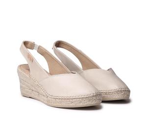TONI PONS Termal - Espadrilles für Damen aus Leder mit Keilabsatz für eine breitere Passform, Himmel, 41 EU