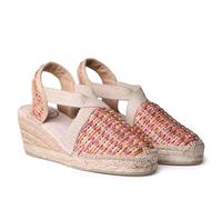 TONI PONS Terra-CS Veganer Espadrilles für Damen, aus Bast, mehrfarbig, Leder, 41 EU