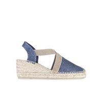 Toni Pons Triton - Vegane Keil-Espadrille für Damen Baumwollstoff.