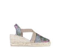Toni Pons Triton Womens Espadrilles 38 EU Multi (Silver Floral)