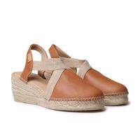 TONI PONS Tundra Espadrilles für Damen aus Leder mit Keilabsatz und Gummizug für eine breitere Passform, Leder, 41 EU