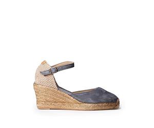 Toni Pons Wildleder-Espadrille für Damen - Lloret-5 - Grau, 40 EU