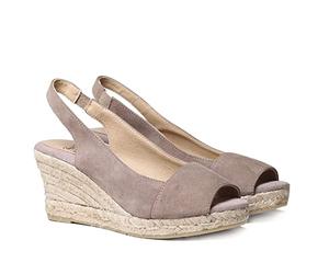 Toni Pons Wildleder-Espadrille für Damen - Monza-A - Taupe, 41 EU