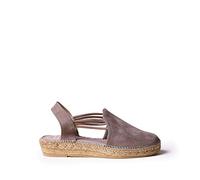 Toni Pons Wildleder-Espadrille für Damen - Nuria - Taupe, 40 EU