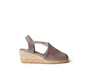 Toni Pons Wildleder-Espadrille für Damen - TREMP - Taupe, 40 EU