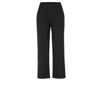 Schlupfhose TONI "Sue Wide Chic 7/8", Damen, Gr. 44, N-Gr, schwarz, Web, Obermaterial: 64% Polyester, 32% Viskose, 4% Elasthan, casual, knöchellang, Hosen, Sommerhose mit elastischem Bund (76724808-44