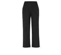 Schlupfhose TONI "Sue Wide Chic 7/8", Damen, Gr. 42, N-Gr, schwarz, Web, Obermaterial: 64% Polyester, 32% Viskose, 4% Elasthan, casual, knöchellang, Hosen, Sommerhose mit elastischem Bund (76724808-42