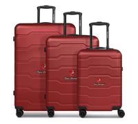 Tonino Lamborghini Bologna 4 Rollen Kofferset 3-teilig rot