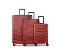 Tonino Lamborghini Koffer-Set 3-teilig für Damen und Herren | Reise-Trolleys 53 x 32 x 77 cm aus hochwertigem, stoßfestem ABS Material | Doppelrolle & Teleskopgriff| Bologna Serie