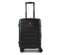 Tonino Lamborghini Milano 4 Rollen Kabinentrolley S 54 cm mit Dehnfalte schwarz