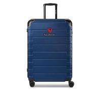 Tonino Lamborghini Milano 4 Rollen Trolley L 72 cm mit Dehnfalte blau