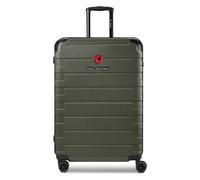 Tonino Lamborghini Milano 4 Rollen Trolley L 72 cm mit Dehnfalte oliv
