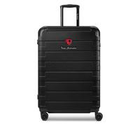 Tonino Lamborghini Milano 4 Rollen Trolley L 72 cm mit Dehnfalte schwarz