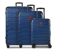 Tonino Lamborghini Tonino Lamborghini Milano Trolley 3-SET mit Dehnfalte und XL Koffer blau