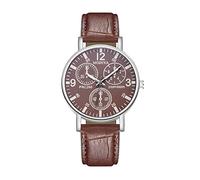 Tonsee Accessoire Armbanduhr Mit Armband Art- und Weisesport-Männer Edelstahl-Kasten-Gürtel-Band-Quarz-analoge Armbanduhr Armbanduhr Automatisch (E-B, One Size)